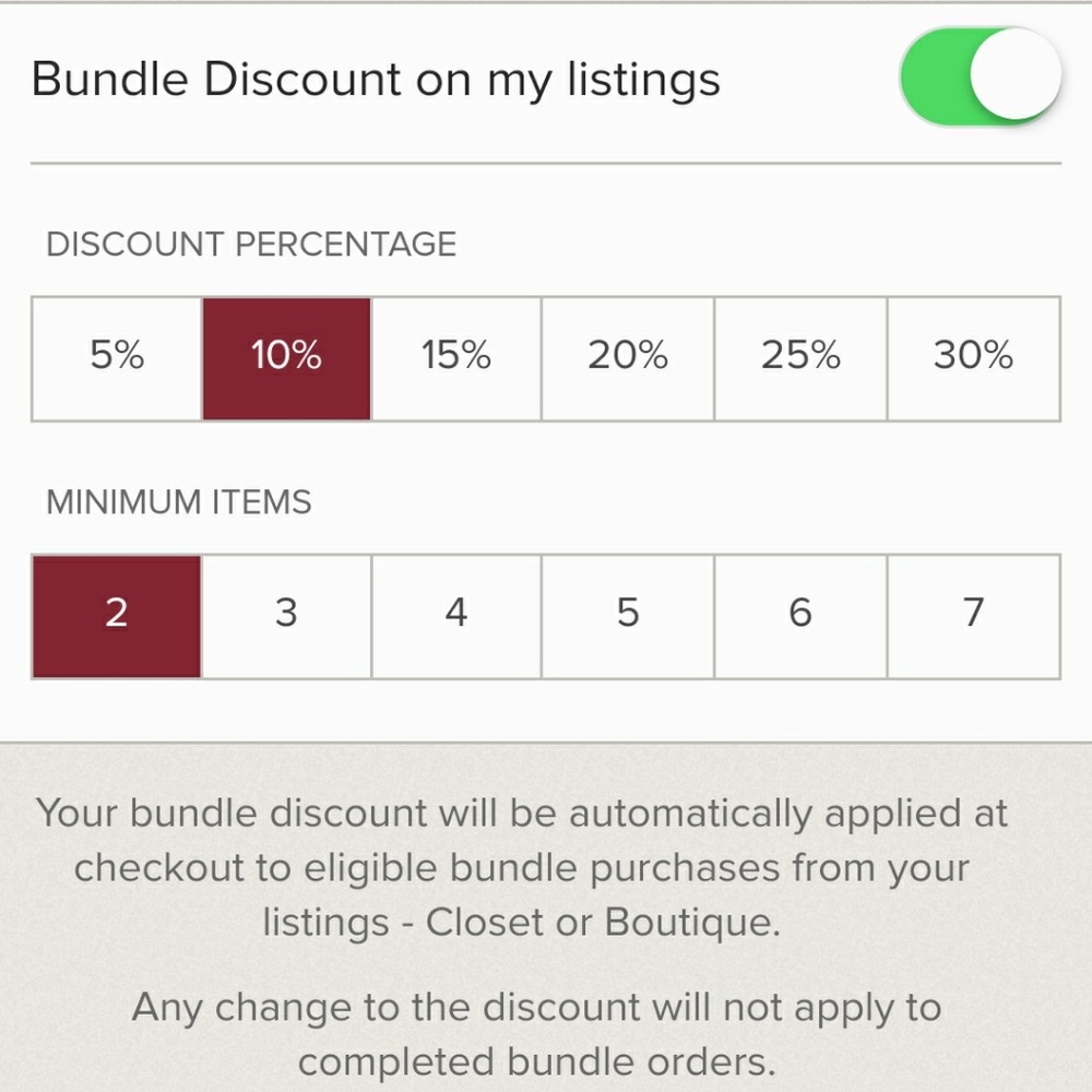10% off bundles of 2+ ALREADY LOW prices